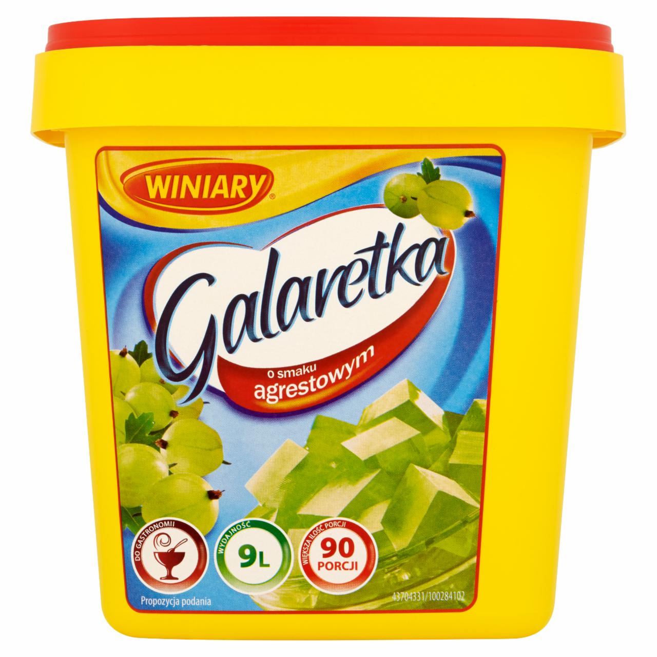 Zdjęcia - Winiary Galaretka o smaku agrestowym 1,3 kg