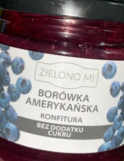 Zdjęcia - Borówka amerykańska konfitura Zielono mi