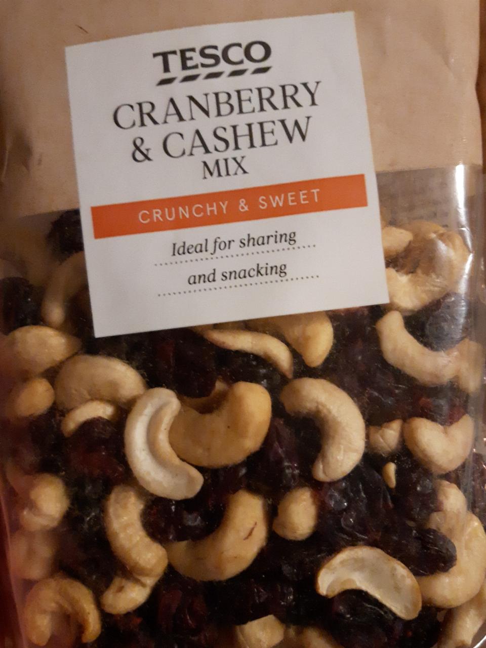 Zdjęcia - Cranberry & Cashew Mix Tesco