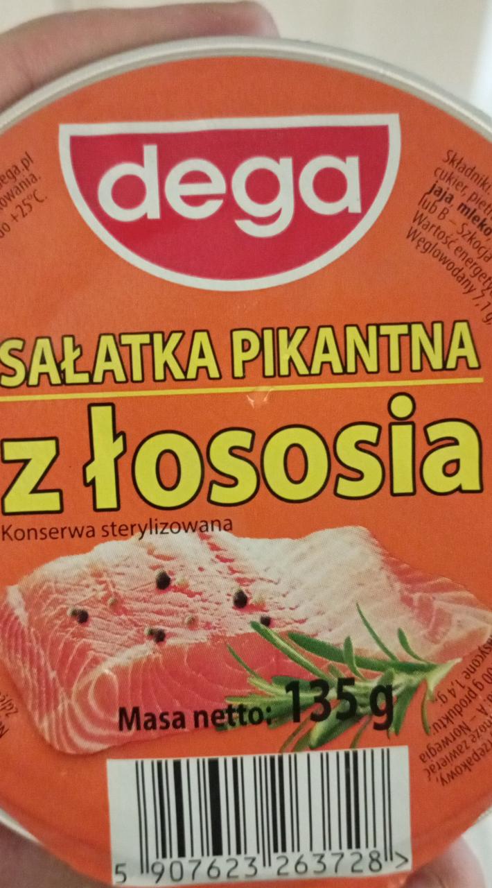 Zdjęcia - dega Sałatka pikantna z łososia 125 g