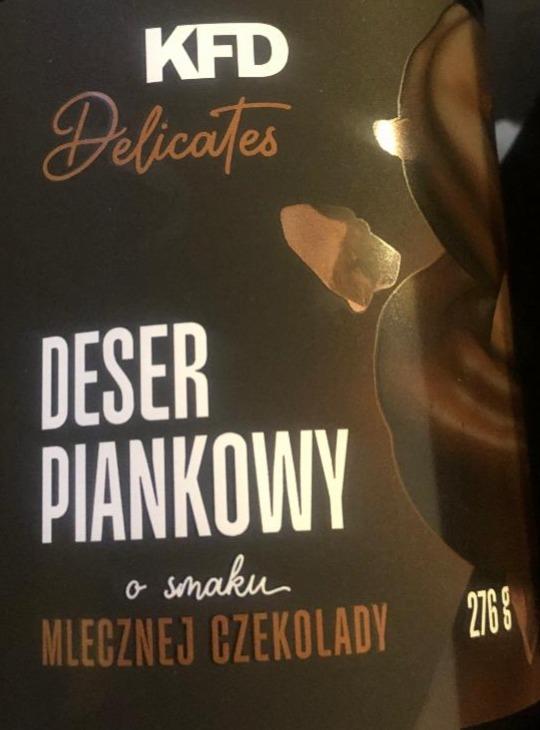 Zdjęcia - Deser piankowy o smaku mlecznej czekolady KFD delicates