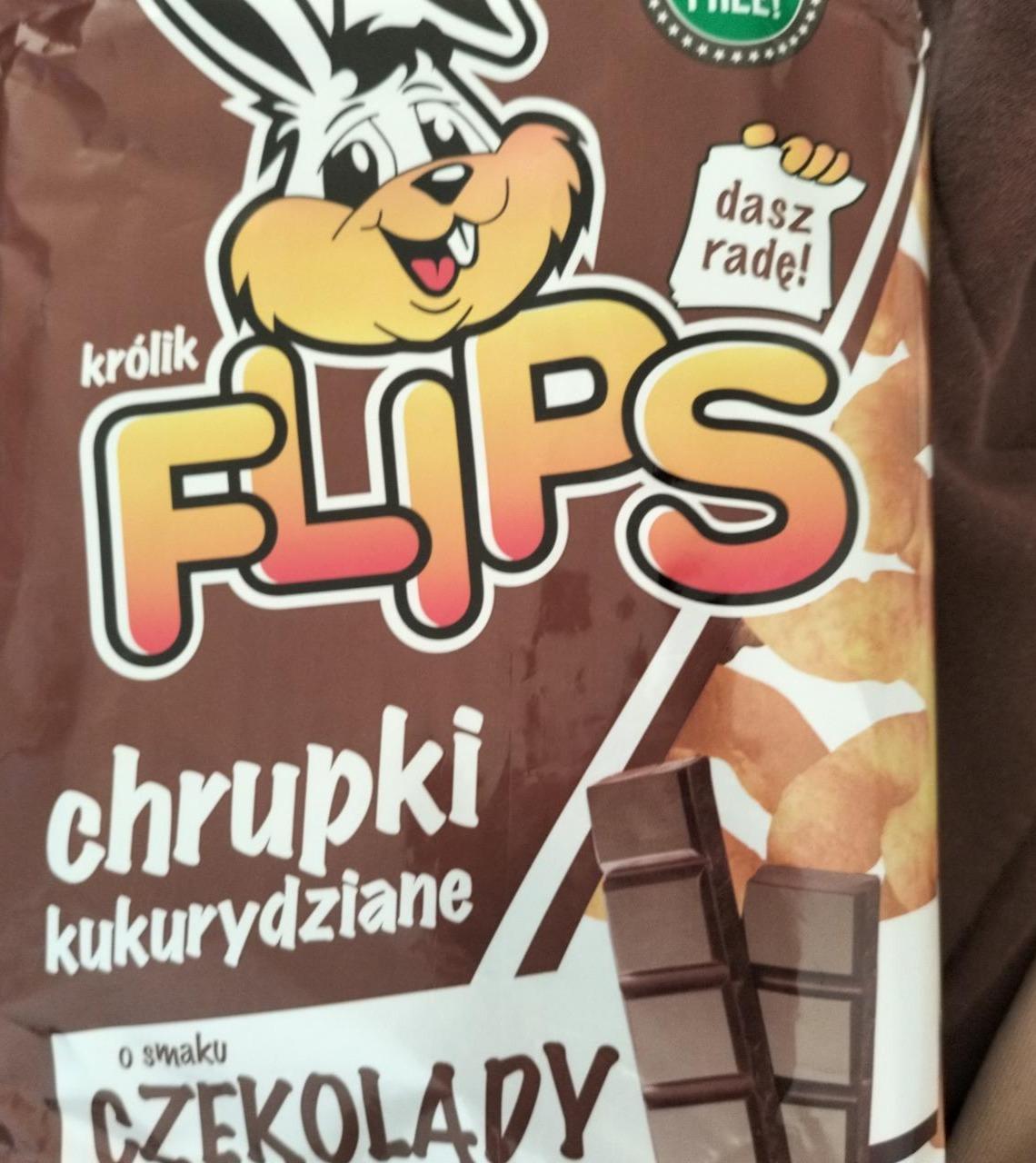 Zdjęcia - Chrupki kukurydziane o smaku czekolady Flips