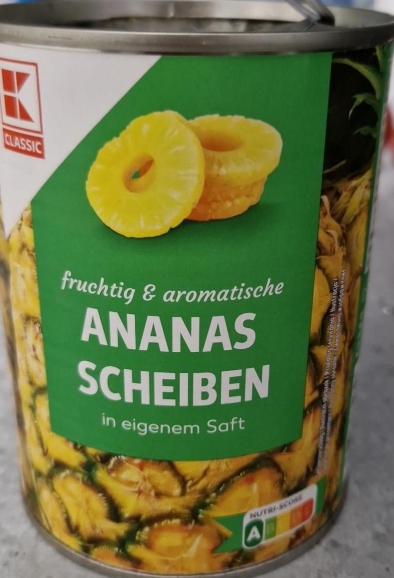 Zdjęcia - Ananas scheiben K-classic