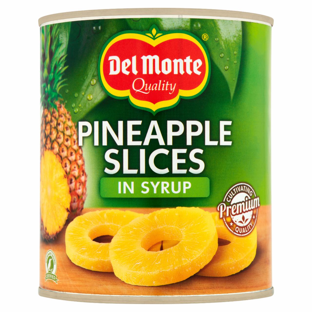 Zdjęcia - Del Monte Plastry ananasa w syropie 840 g