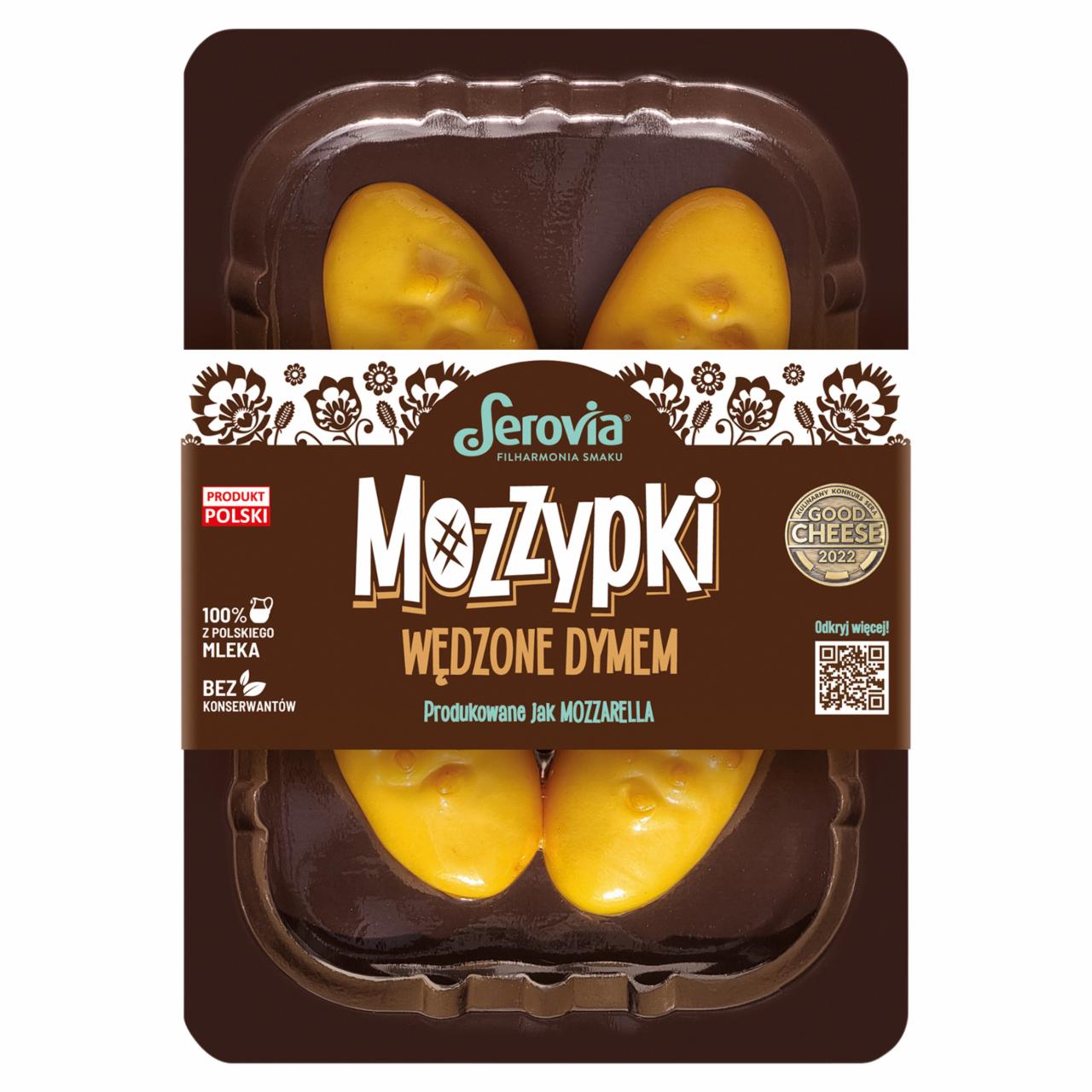 Zdjęcia - Serovia Ser mozzypki wędzone dymem 144 g