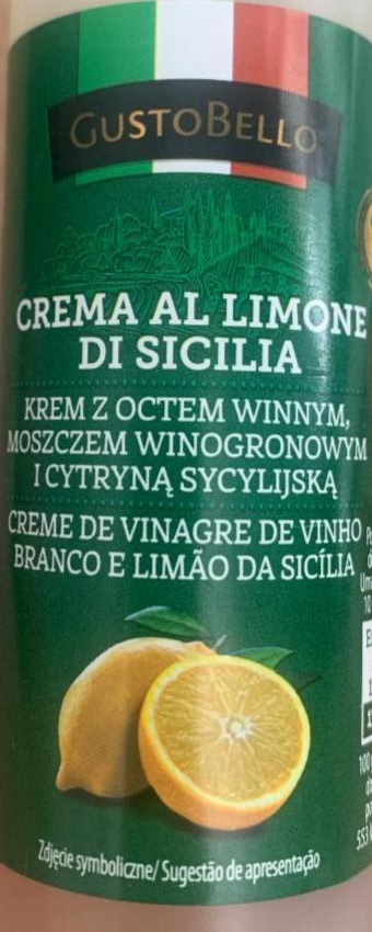 Zdjęcia - Crema al limone di sicilia GustoBello