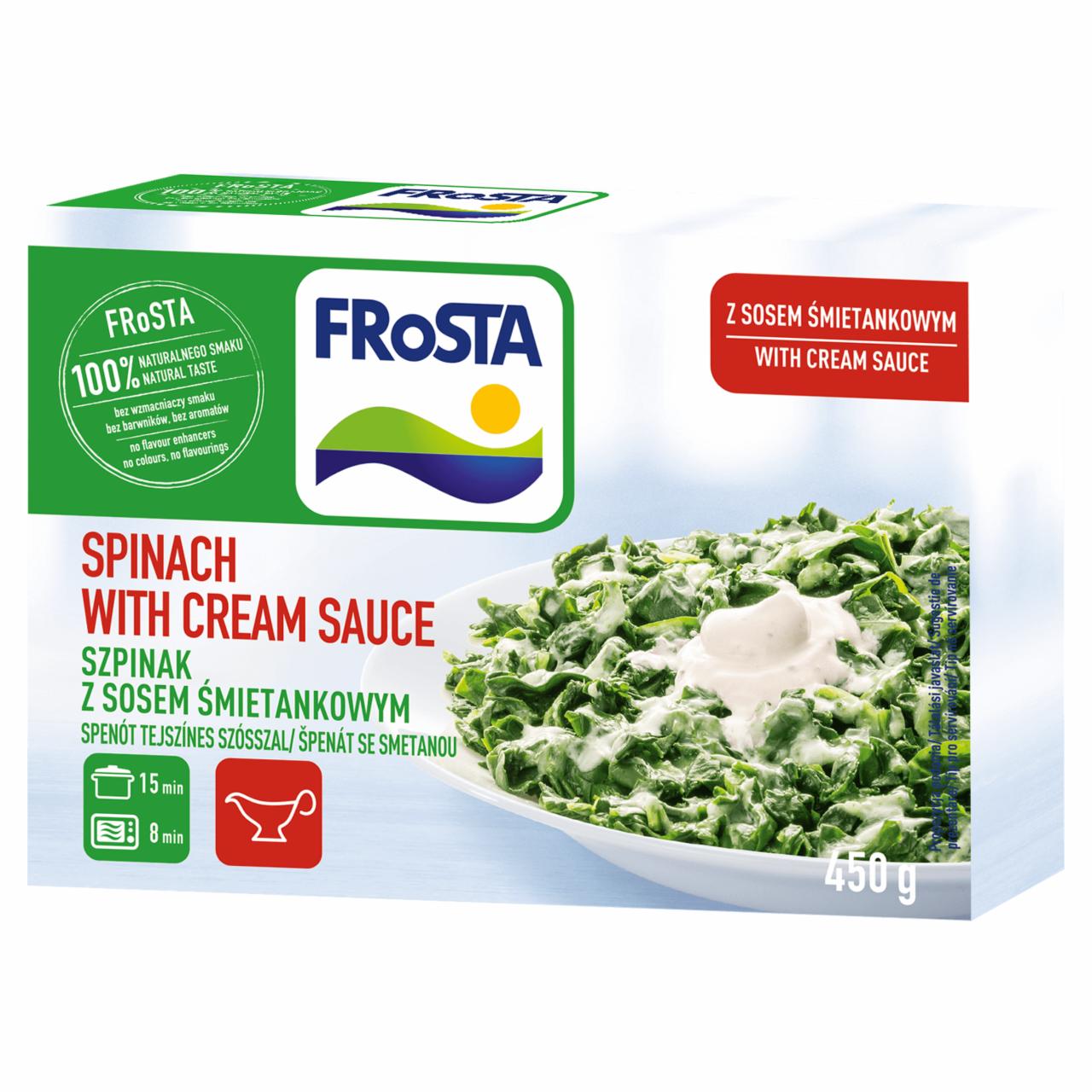 Zdjęcia - FRoSTA Szpinak z sosem śmietankowymi 450 g