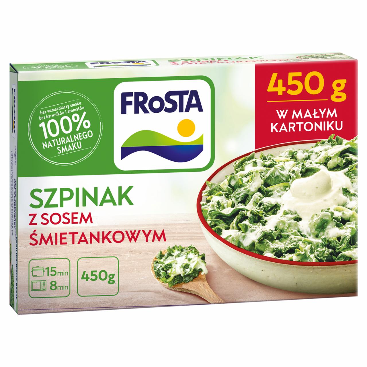 Zdjęcia - FRoSTA Szpinak z sosem śmietankowymi 450 g