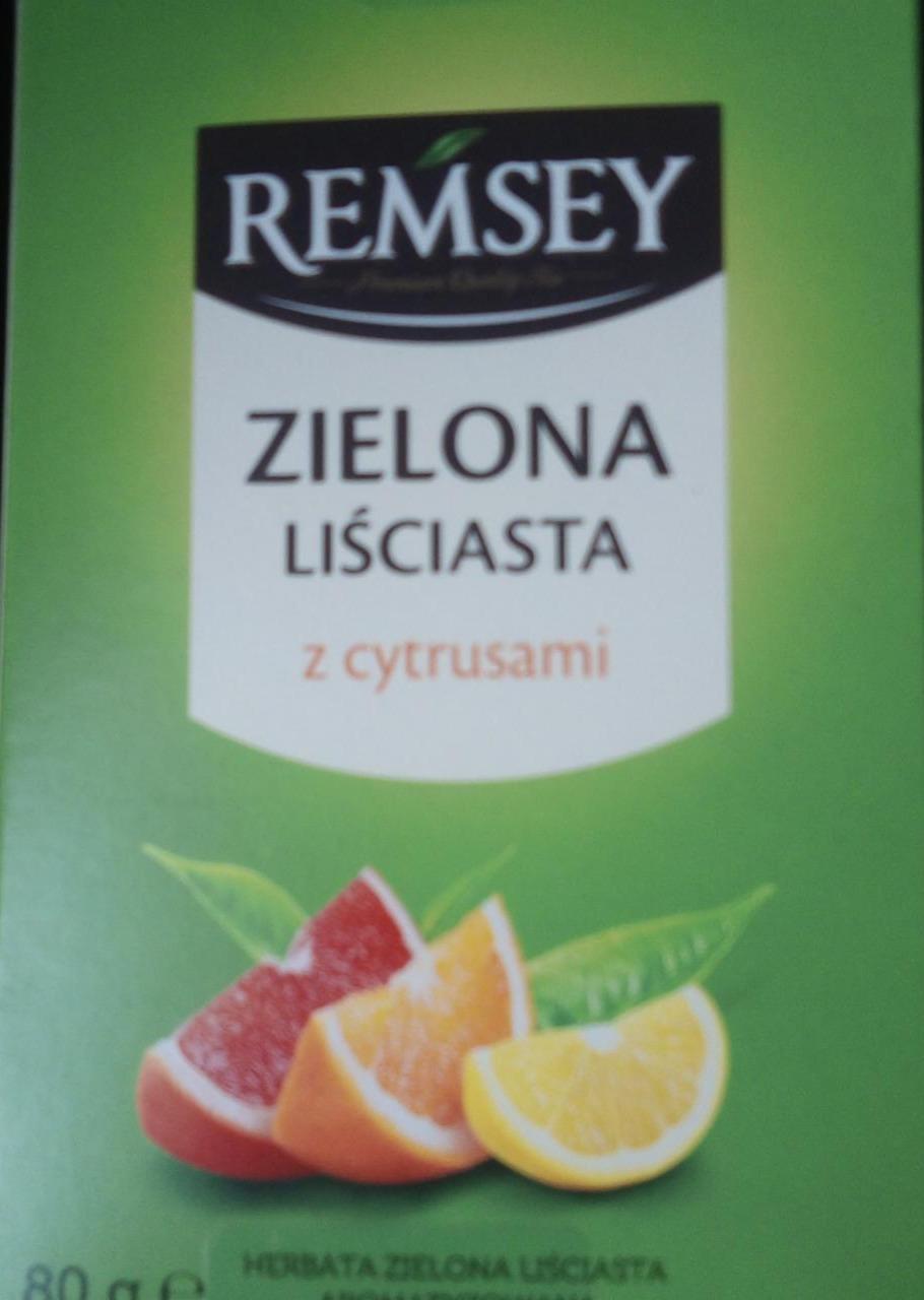 Zdjęcia - Zielona herbata liściasta z cytrusami remsey