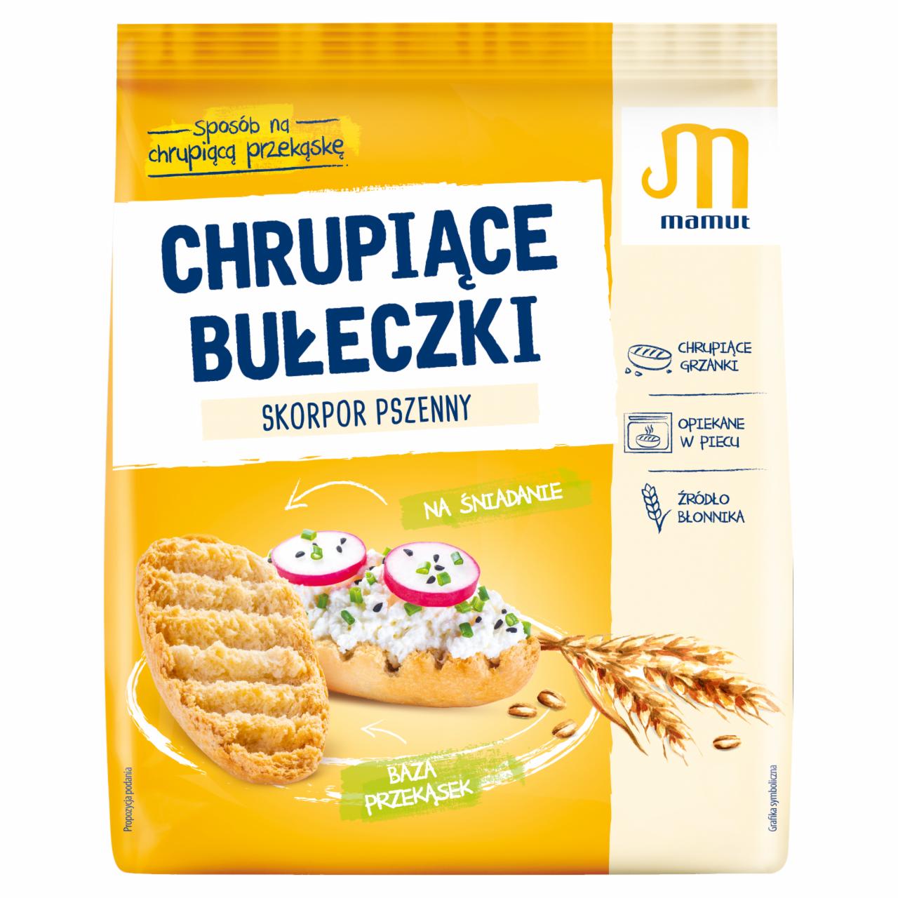 Zdjęcia - Mamut Chrupiące bułeczki skorpor pszenny 200 g