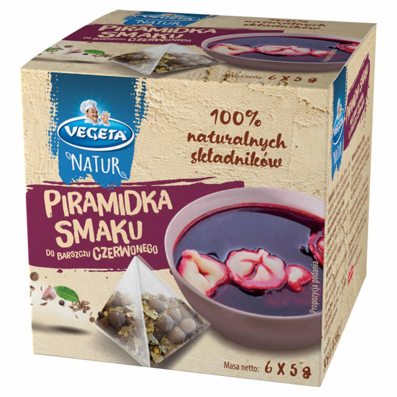 Zdjęcia - Vegeta Natur Piramidka smaku do barszczu czerwonego 30 g (6 x 5 g)