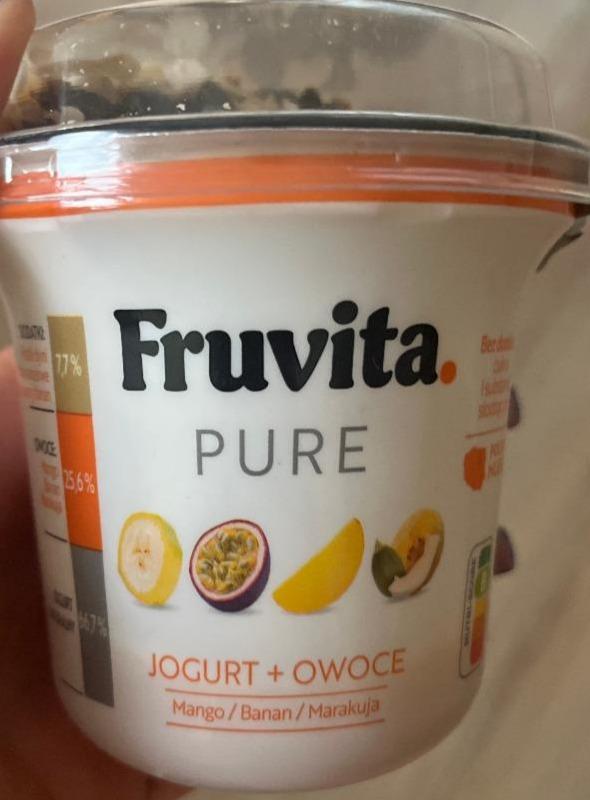 Zdjęcia - Jourt + owoce mango banan marakuja Fruvita