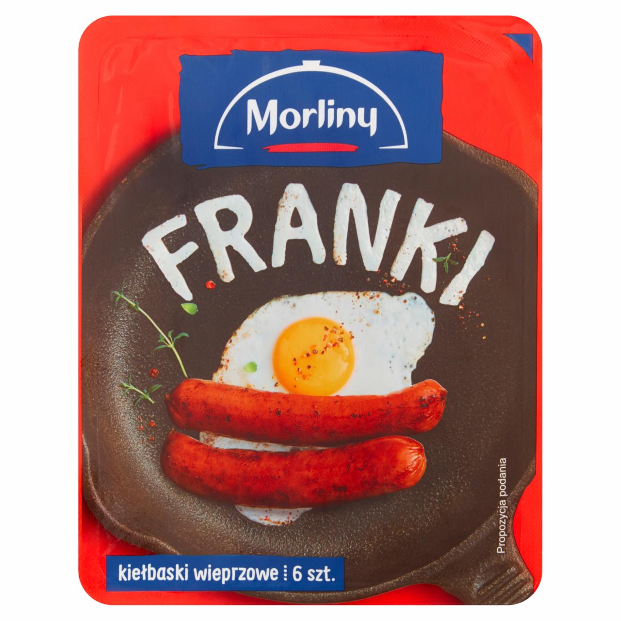 Zdjęcia - Morliny Franki Kiełbaski wieprzowe 240 g (6 sztuk)