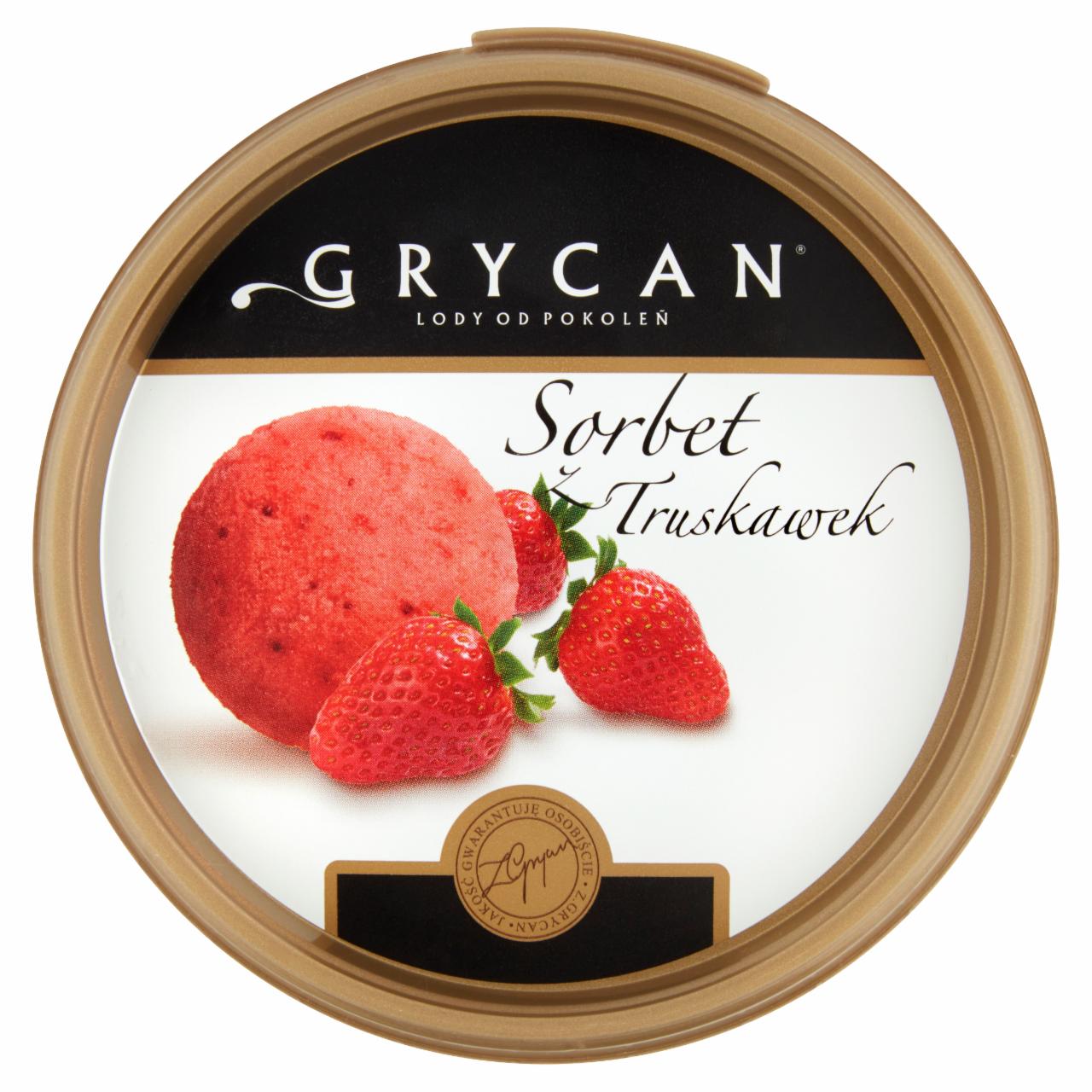 Zdjęcia - Grycan Sorbet z truskawek 500 ml