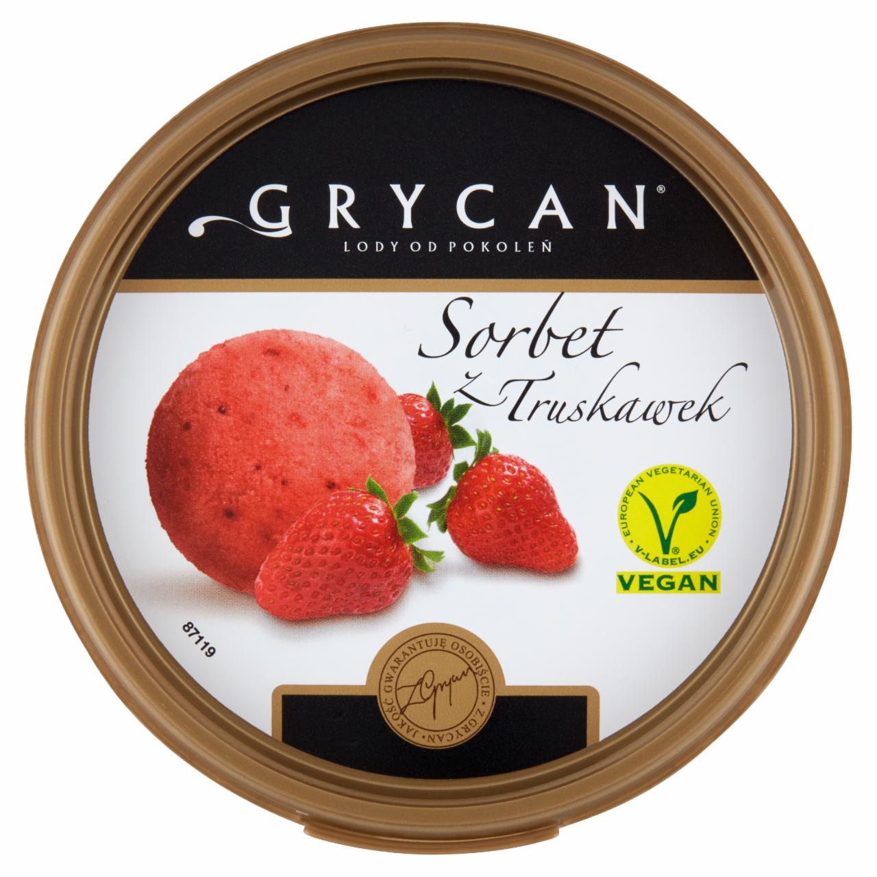 Zdjęcia - Grycan Sorbet z truskawek 500 ml