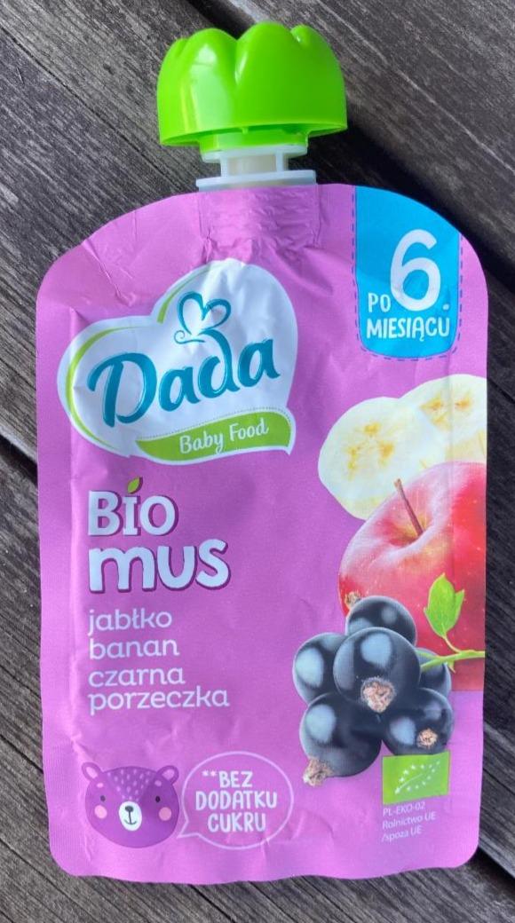 Zdjęcia - Bio Mus jabłko banan czarna porzeczka Dada