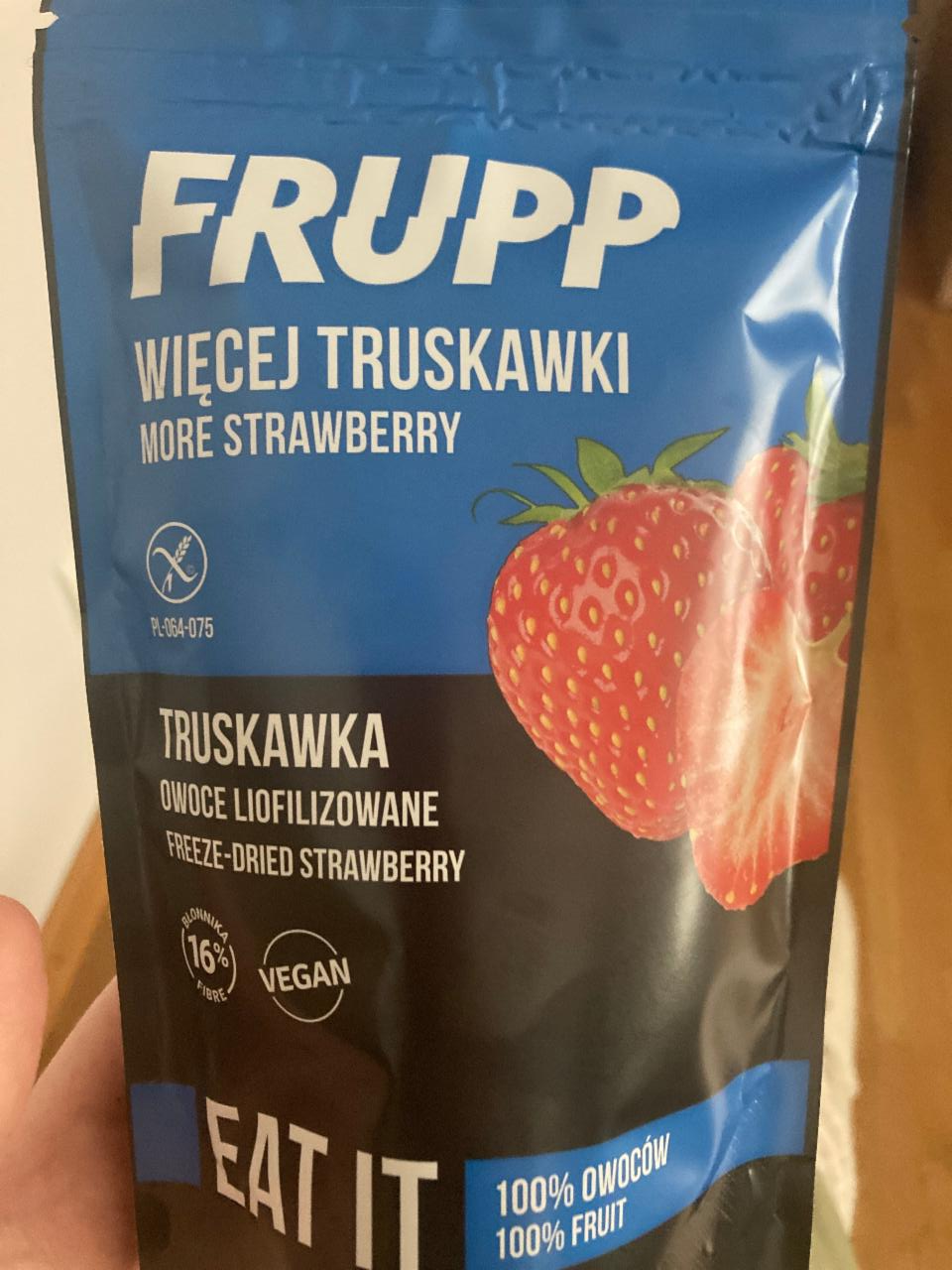 Zdjęcia - Owoce liofilizowane Truskawka Frupp