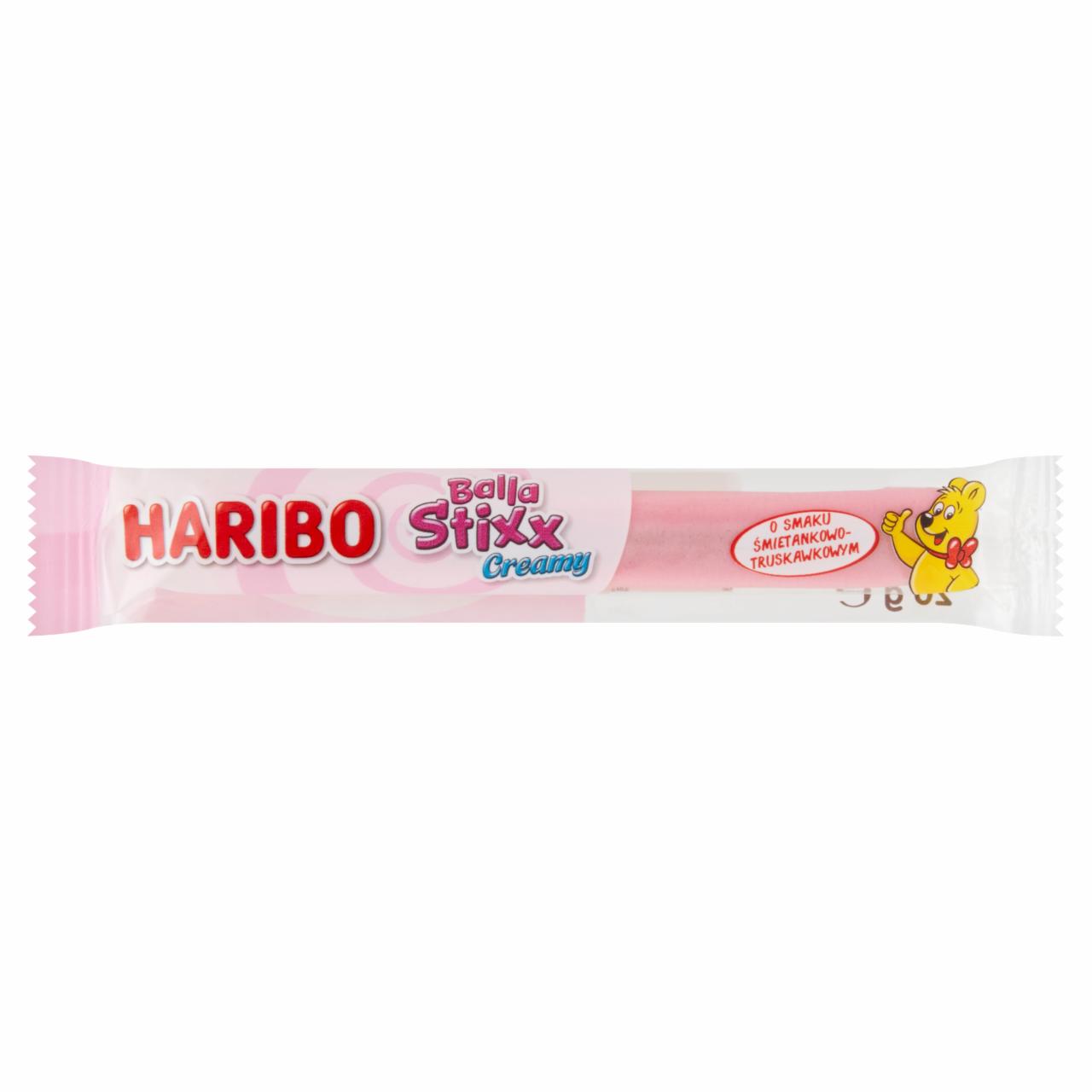 Zdjęcia - Haribo Balla Stixx Żelki o smaku śmietankowo-truskawkowym 20 g