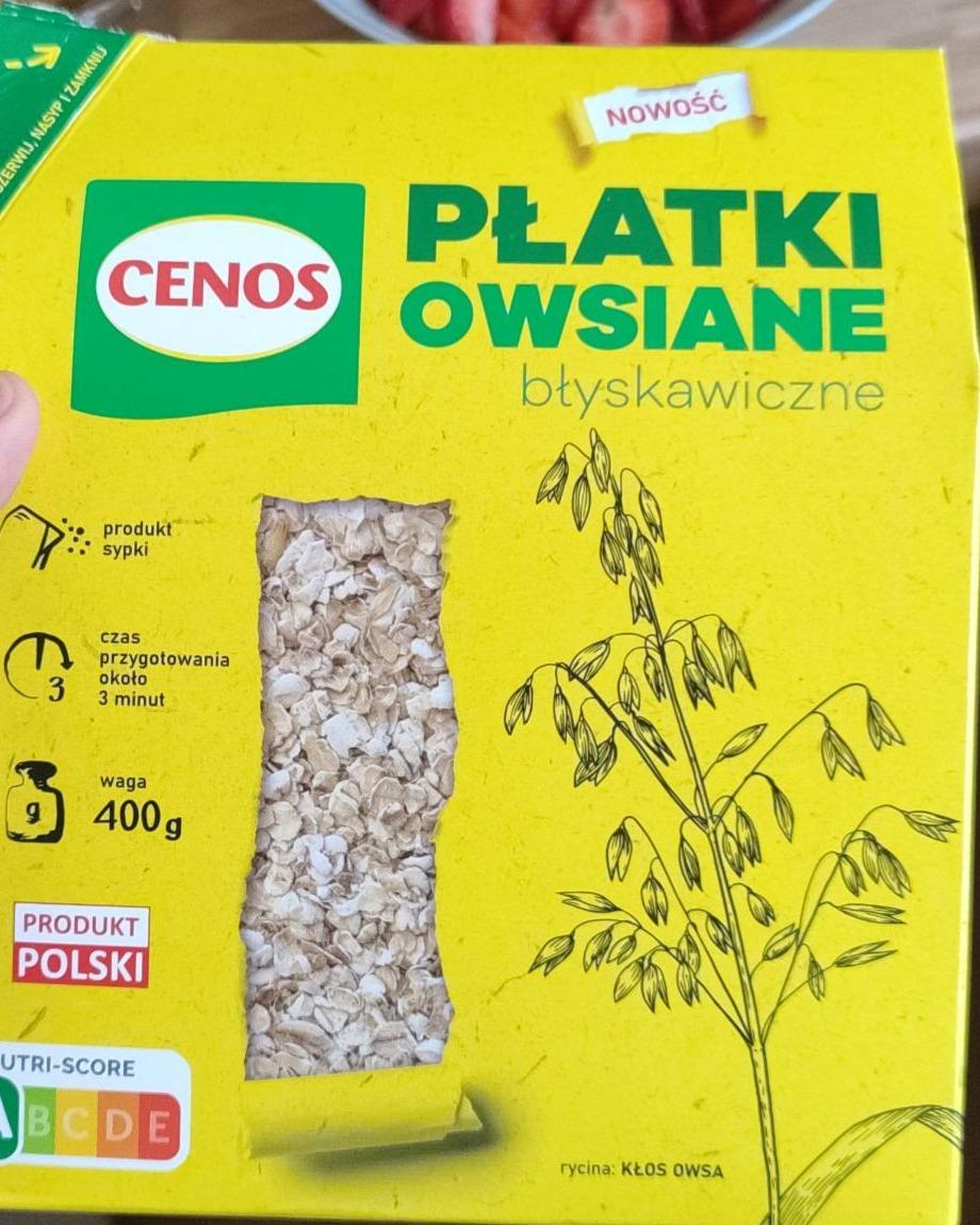 Zdjęcia - Cenos Płatki owsiane błyskawiczne 400 g