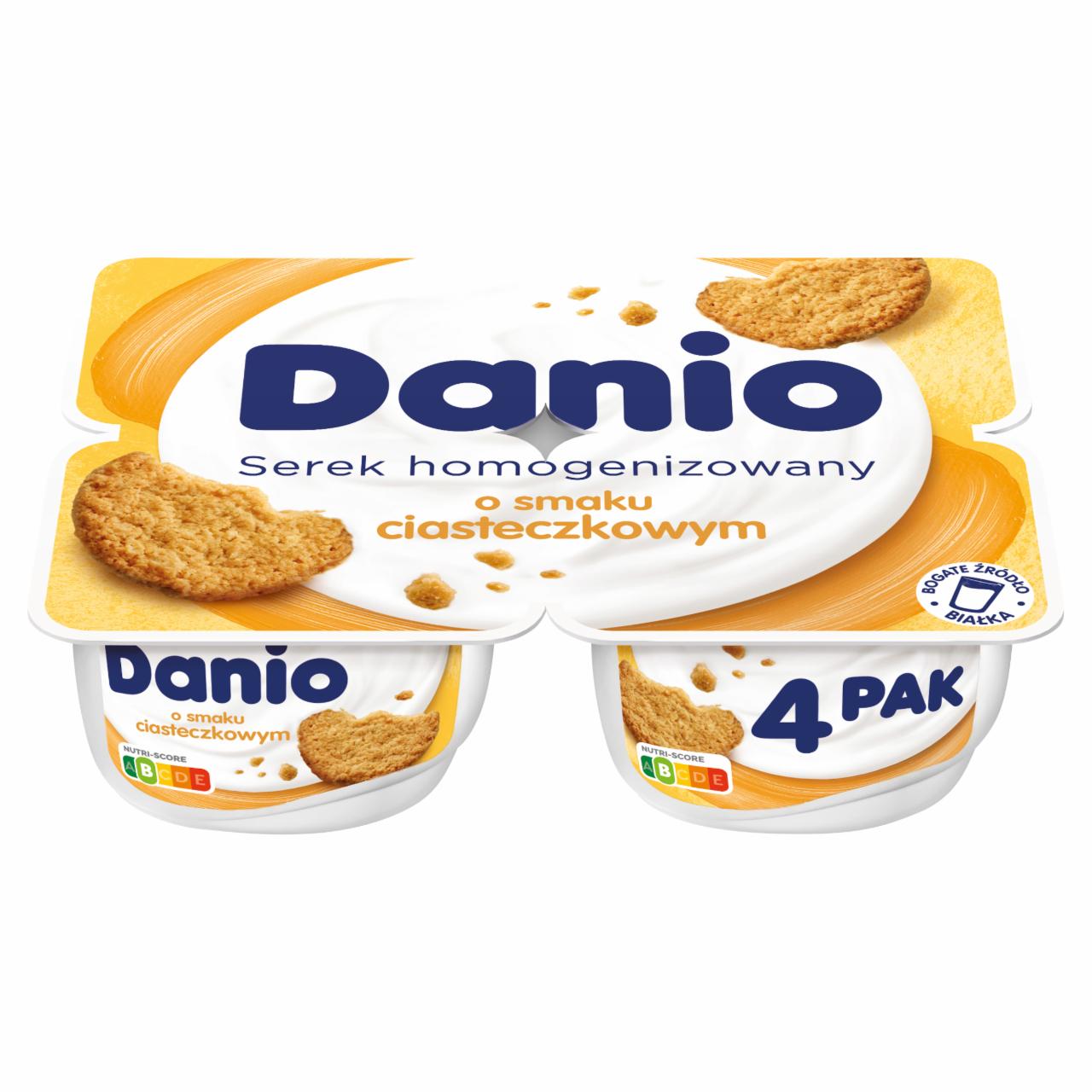 Zdjęcia - Danio Serek homogenizowany o smaku ciasteczkowym 540 g (4 x 135 g)