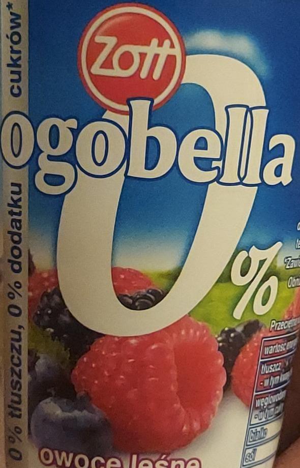 Zdjęcia - Jogurt Jogobella Owoce Leśne 0% Zott