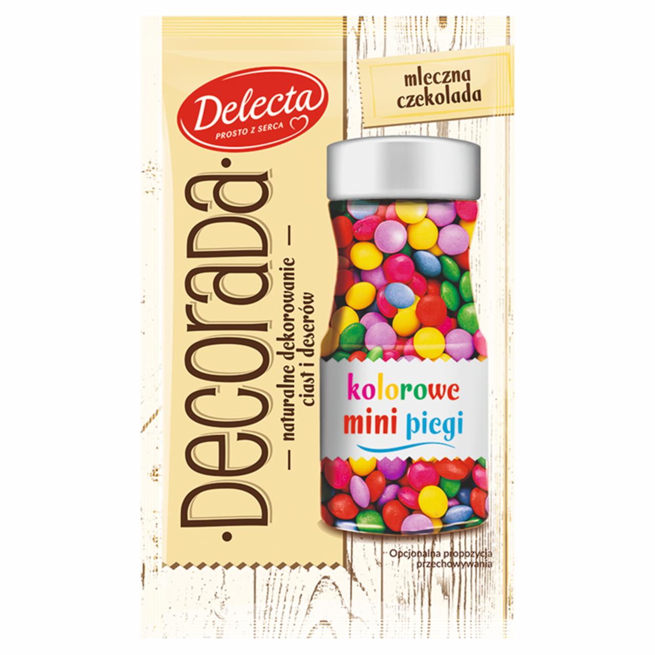 Zdjęcia - Delecta Dekorada Kolorowe mini piegi 35 g