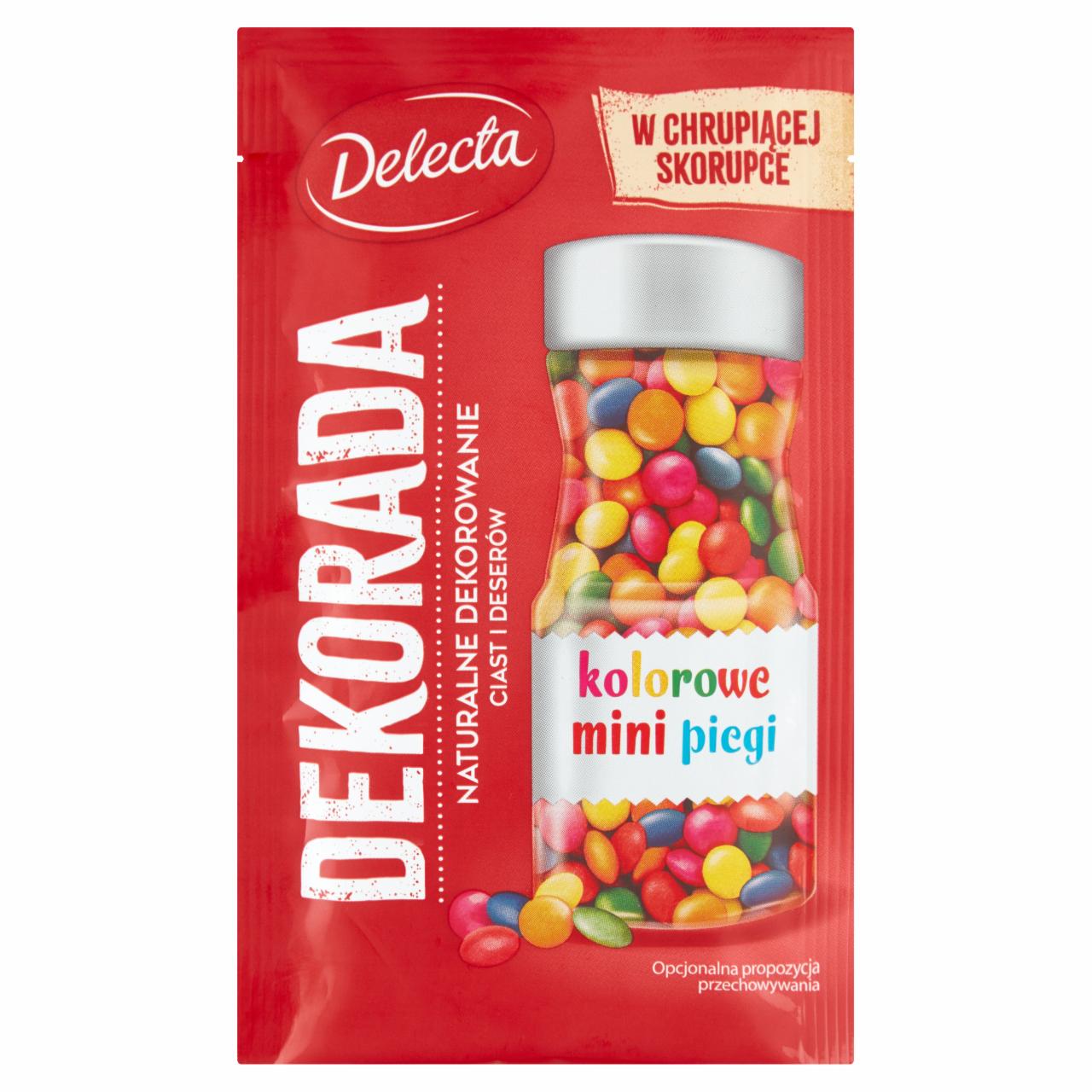 Zdjęcia - Delecta Dekorada Kolorowe mini piegi 35 g