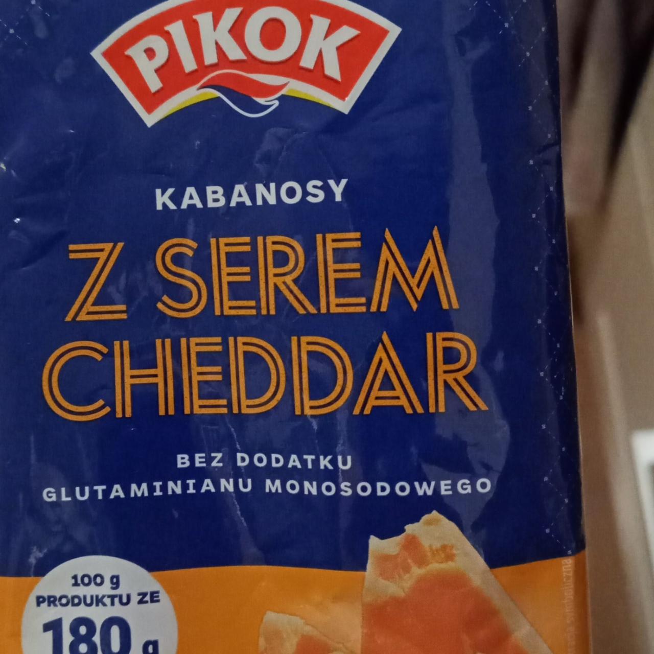 Zdjęcia - Kabanosy z serem cheddar Pikok