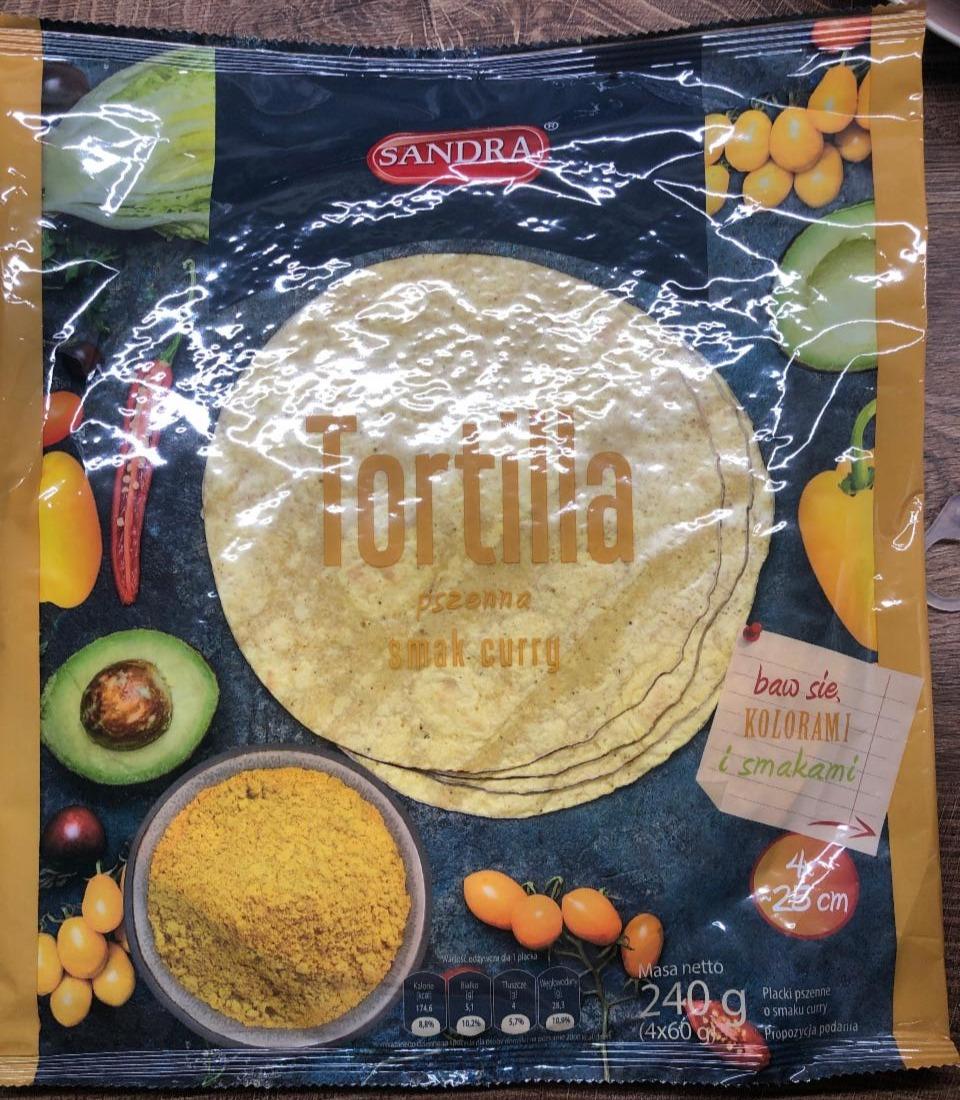 Zdjęcia - Tortilla pszenna smak curry Sandra