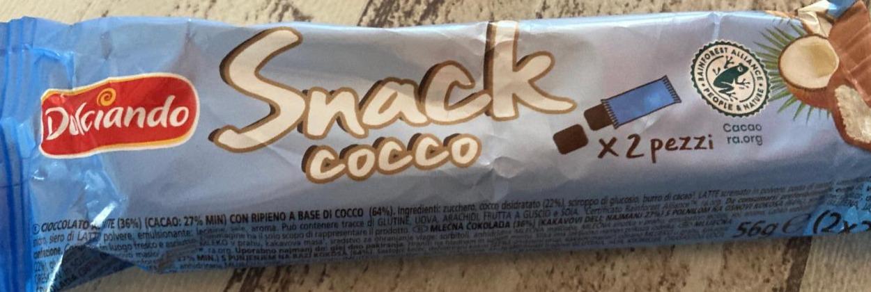 Zdjęcia - Przekąska kokosowa Snack cocco Dolciando