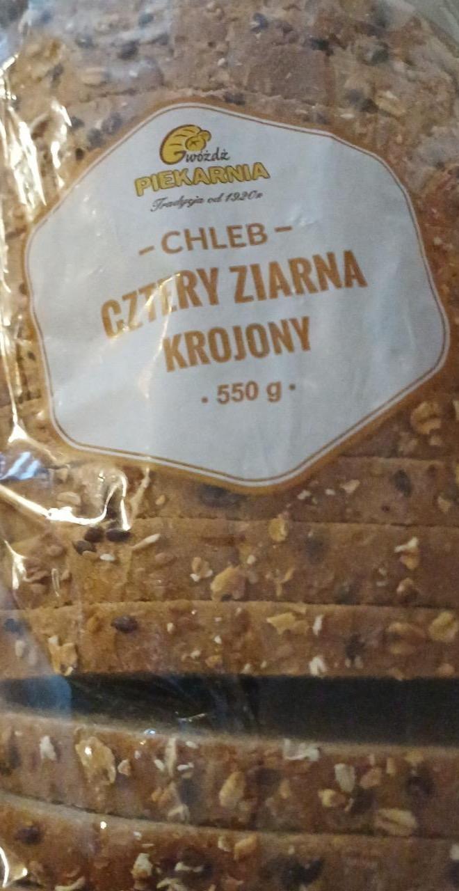 Zdjęcia - Chleb cztery ziarna krojony Wóżdż Piekarnia