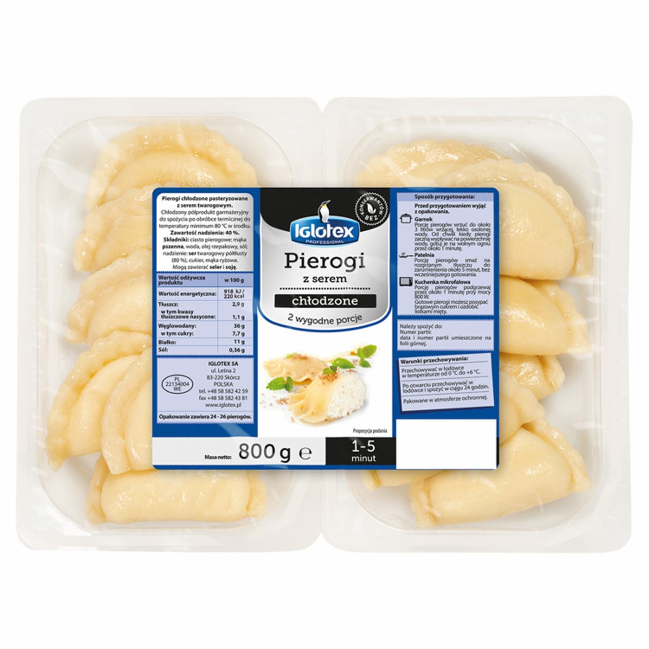 Zdjęcia - Iglotex Professional Pierogi z serem 800 g