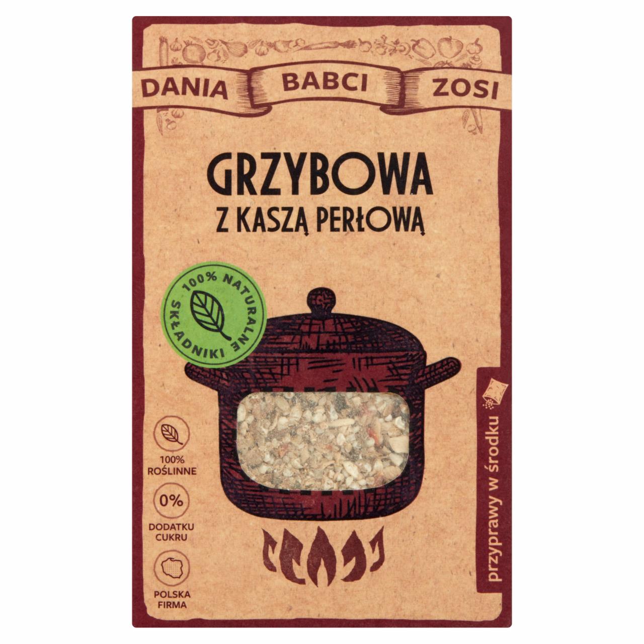 Zdjęcia - Dania Babci Zosi Grzybowa z kaszą perłową 85 g