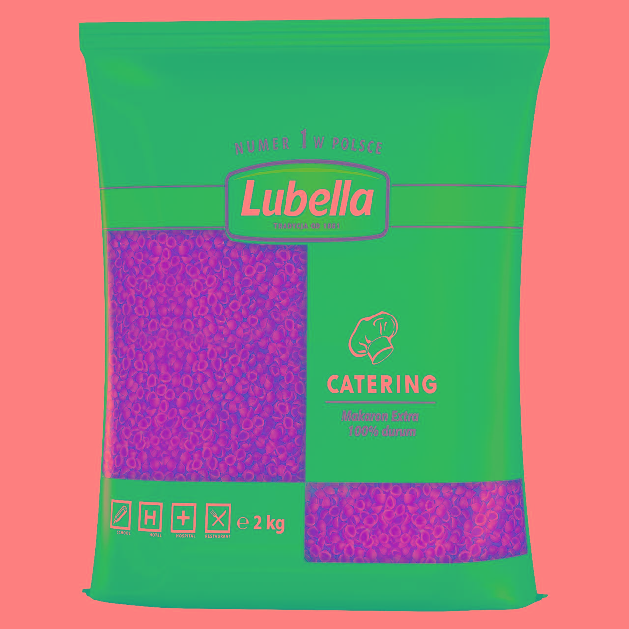 Zdjęcia - Lubella Catering Makaron muszelki małe 2 kg