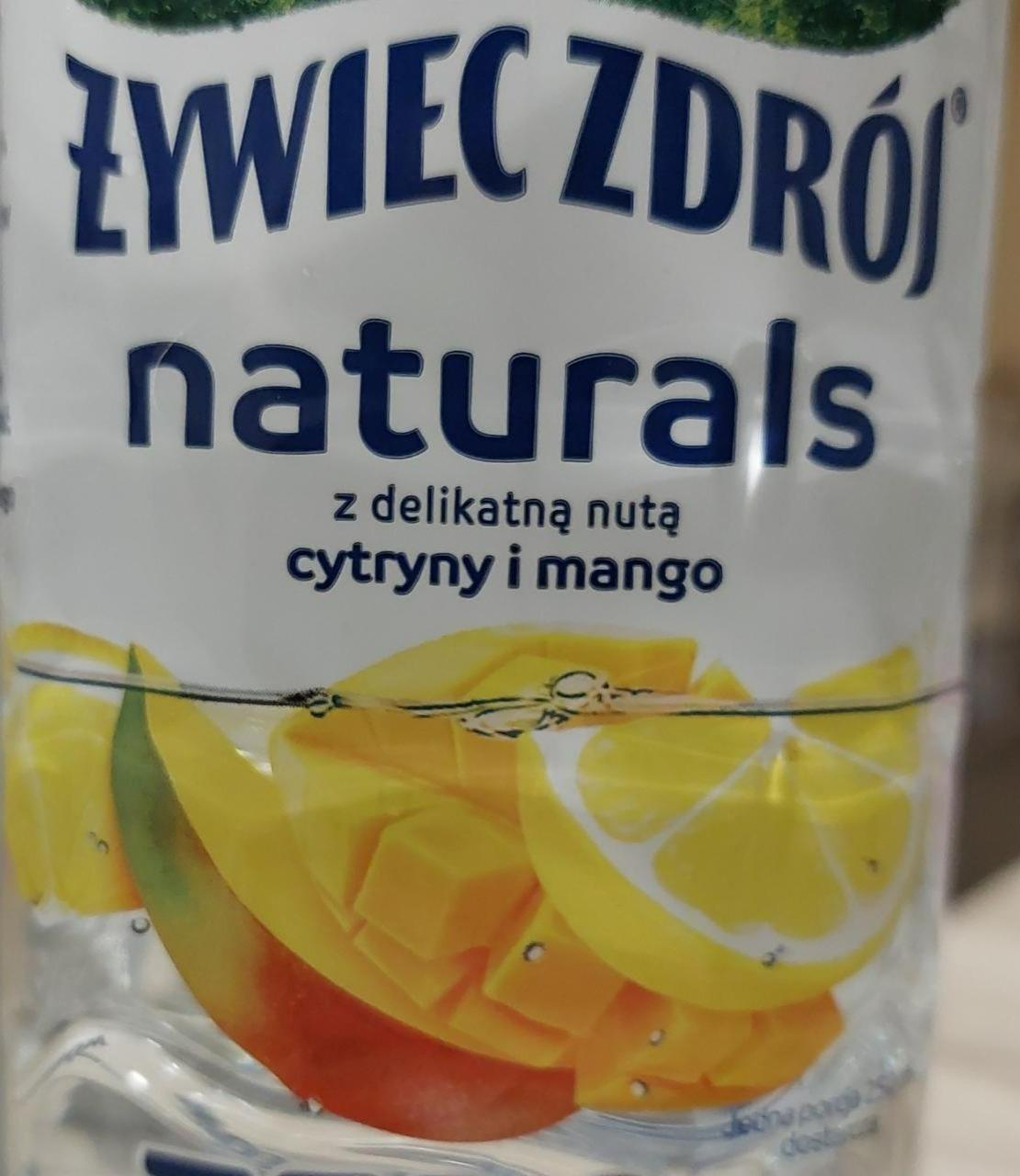 Zdjęcia - Naturals z delikatną nutą cytryny i mango Żywiec Zdrój