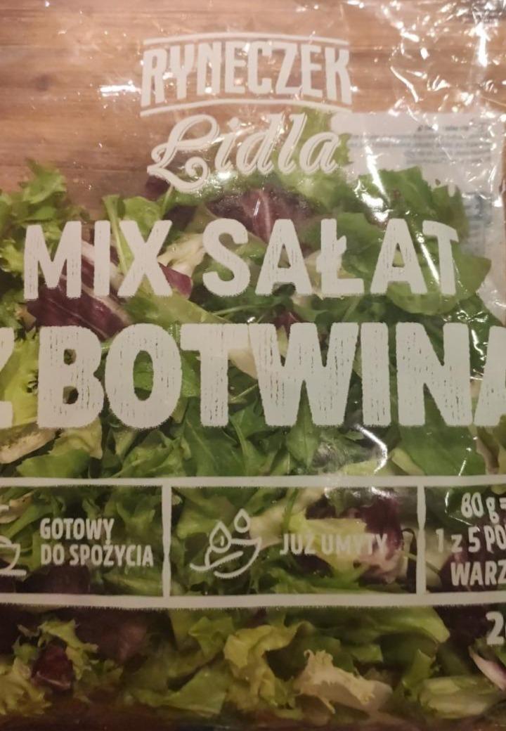 Zdjęcia - Mix sałat z botwiną Lidl