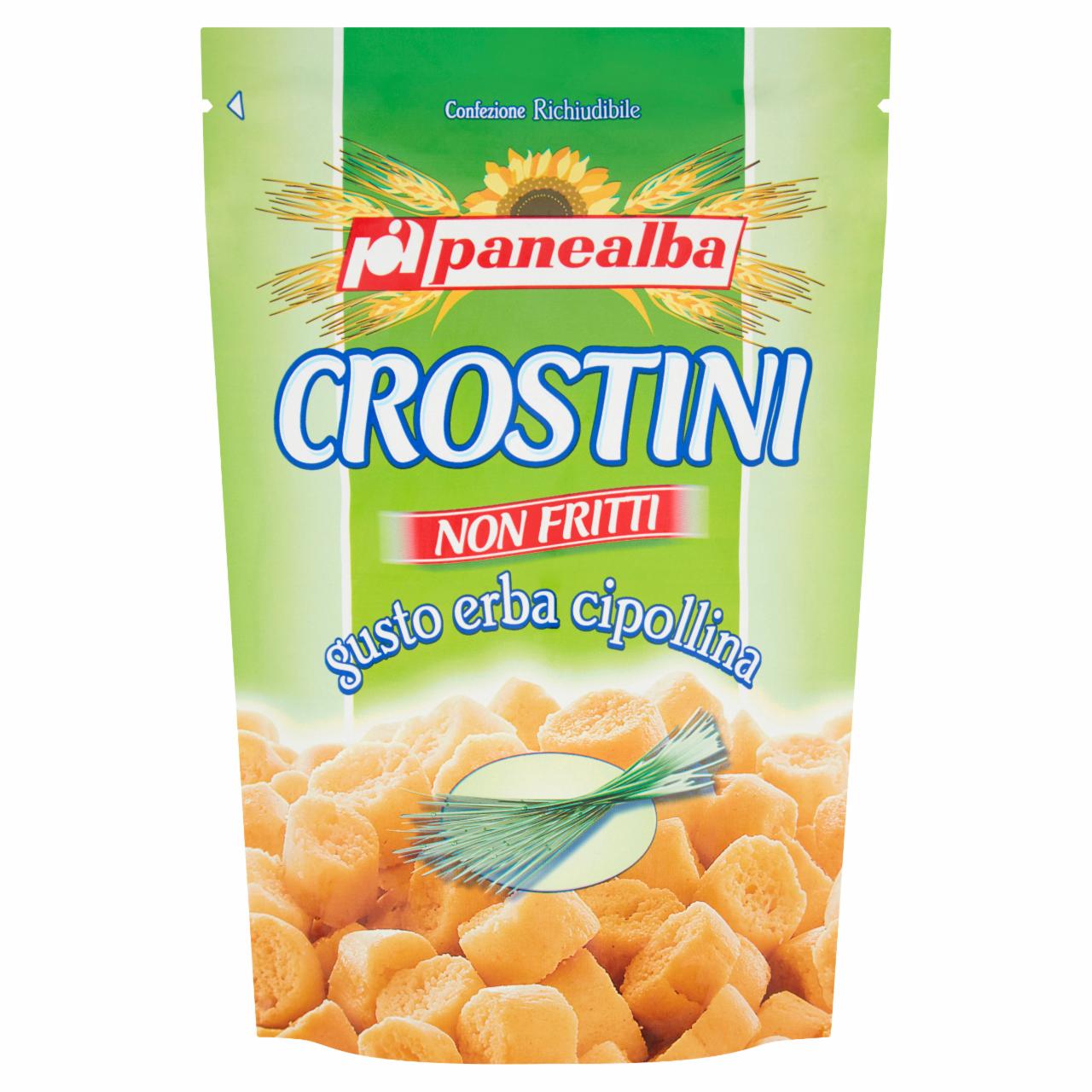 Zdjęcia - Panealba Crostini Minigrzanki chlebowe ze szczypiorkiem100 g