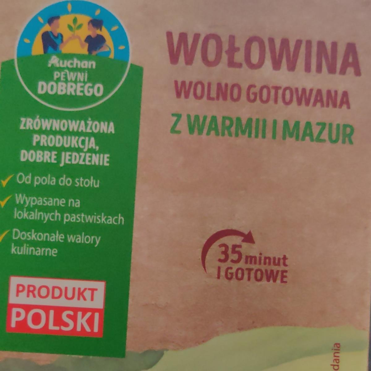 Zdjęcia - Wołowina wolno gotowana Auchan