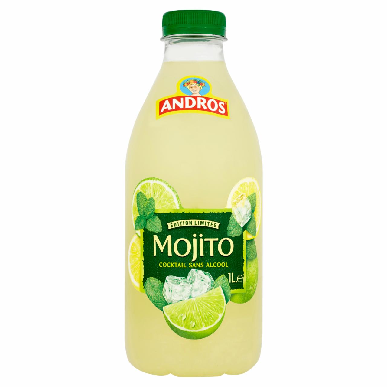 Zdjęcia - Andros Mojito Napój odświeżający bez alkoholu 1 l