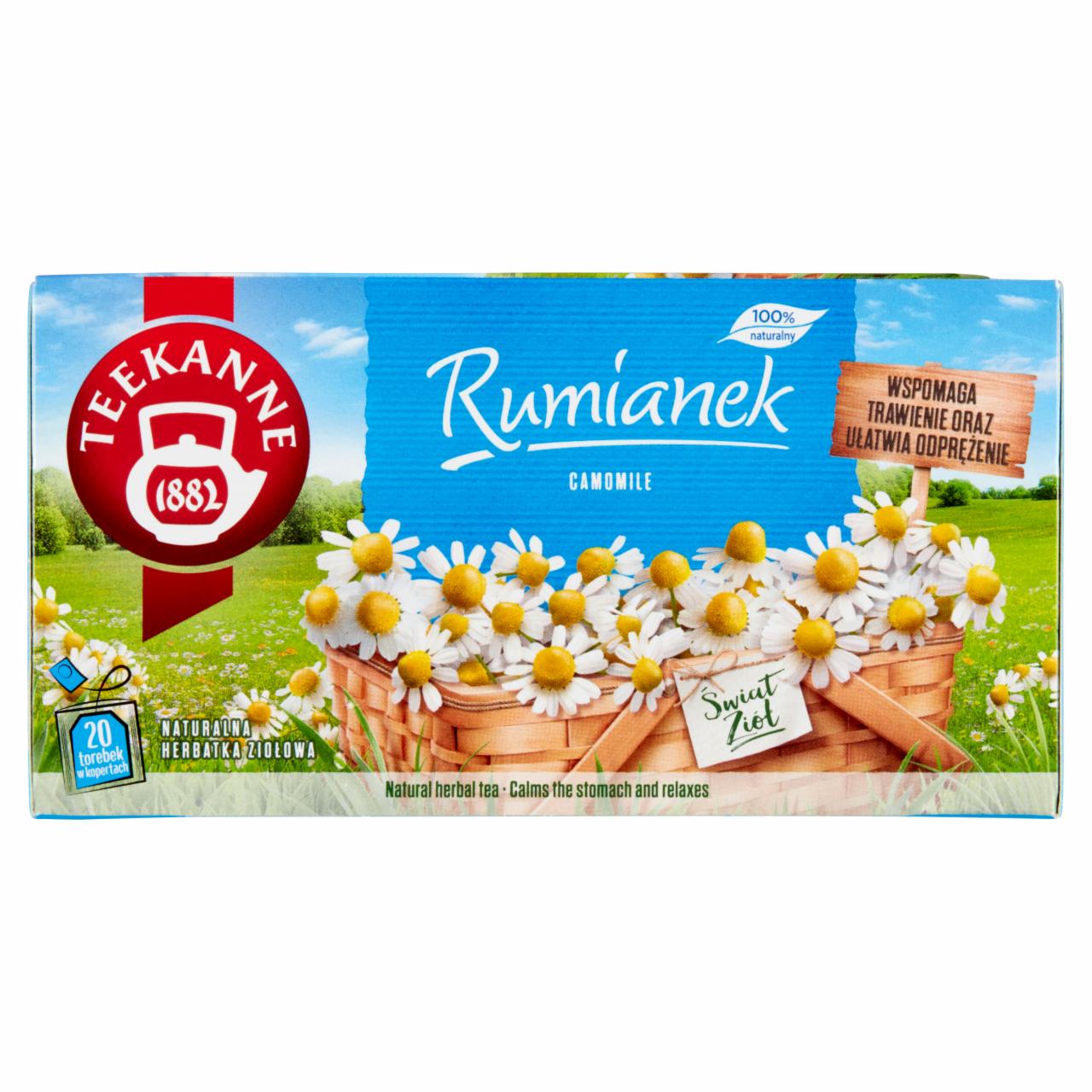 Zdjęcia - Teekanne Świat Ziół Naturalna herbatka ziołowa rumianek 22 g (20 x 1,1 g)