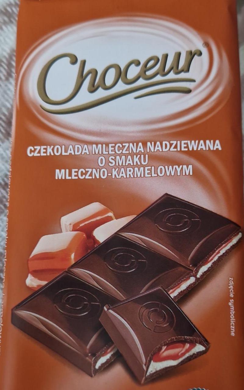 Zdjęcia - Czekolada mleczna z nadzieniem karmelowym Choceur