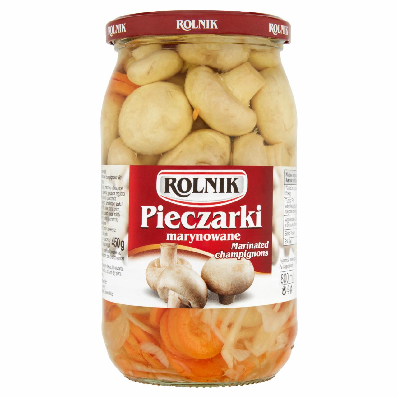 Zdjęcia - Rolnik Pieczarki marynowane 750 g