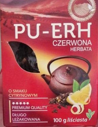 Zdjęcia - Pu-Erh Herbata czerwona o smaku cytrynowym liściasta 100 g Big-Active