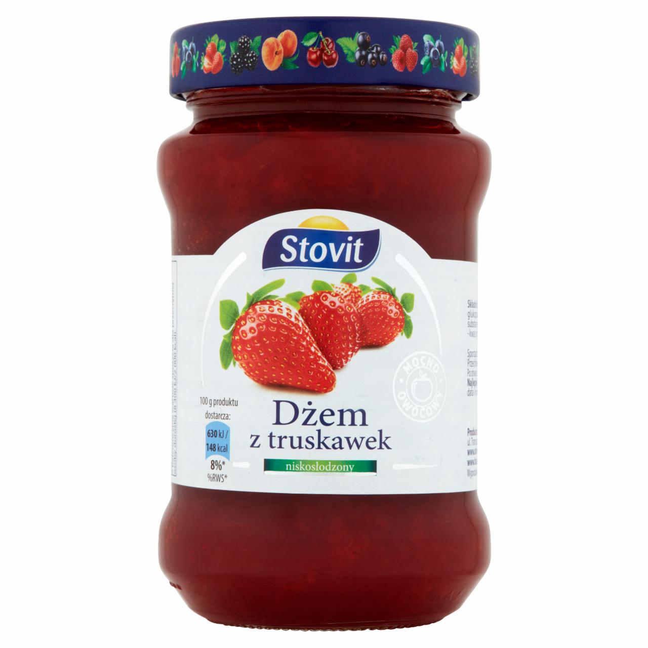 Zdjęcia - Stovit Dżem z truskawek niskosłodzony 410 g