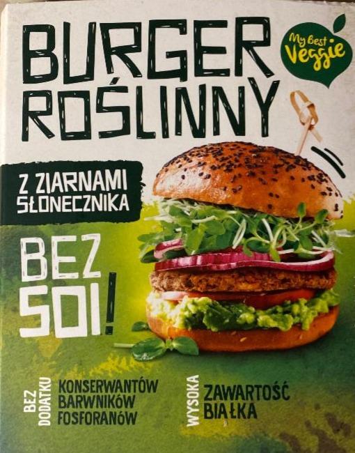 Zdjęcia - Burger roślinny z ziarnami słonecznika My best veggie