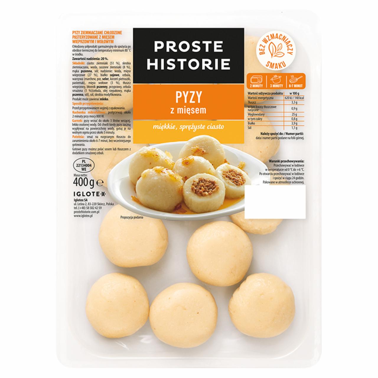 Zdjęcia - Proste Historie Pyzy z mięsem 400 g