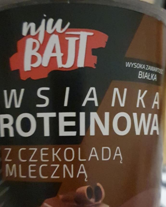 Zdjęcia - Nju Bajt Owsianka Proteinowa z czekoladą mleczną