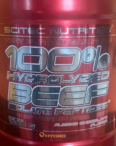 Zdjęcia - Scitec Nutrition 100%Hydrolized Beef Protein Almond Chocolate