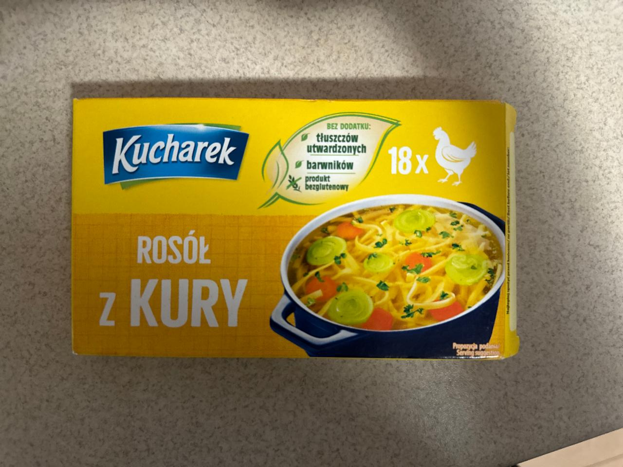 Zdjęcia - Kucharek Rosół z kury 180 g (18 x 10 g)