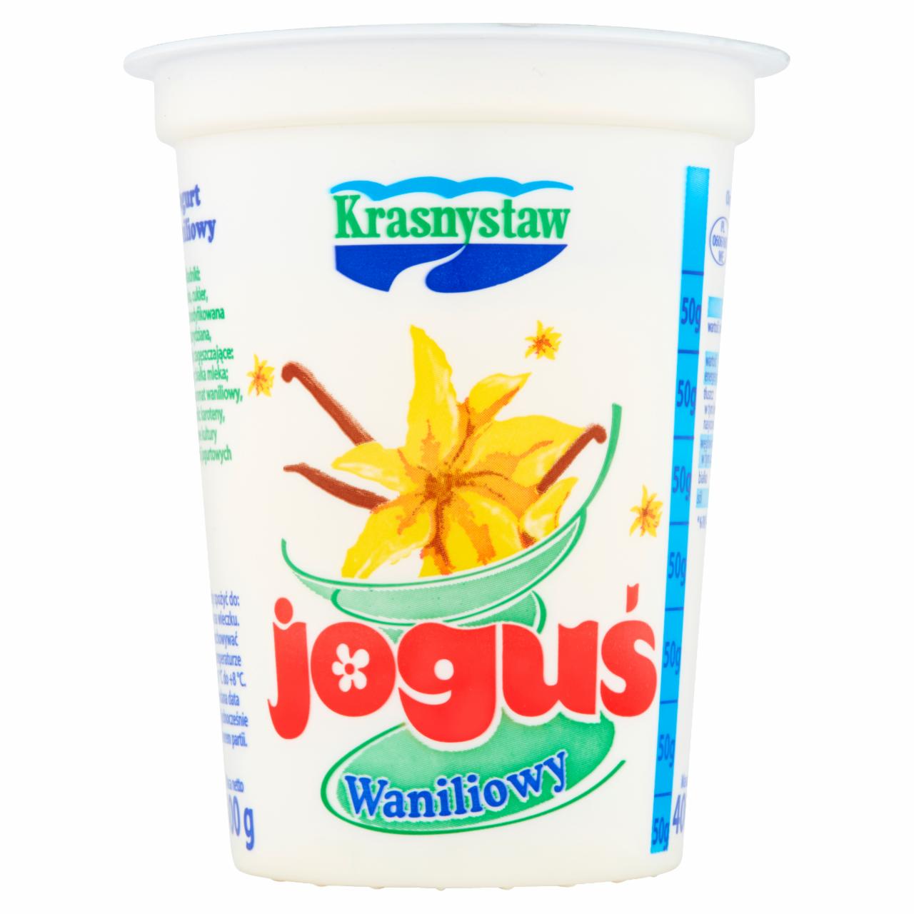 Zdjęcia - Krasnystaw Joguś Jogurt waniliowy 400 g